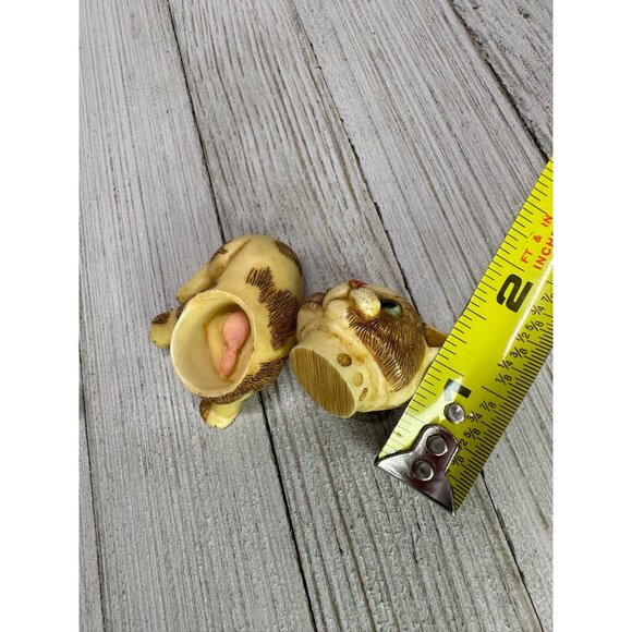 Vtg Harmony Kingdom Pot Bellys PBBKI7 "Porky", Cat Figurine Lil' Mousers 2" Long - Picture 11 of 13